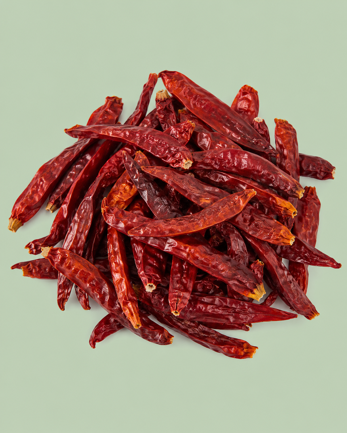 Whole cayenne peppers