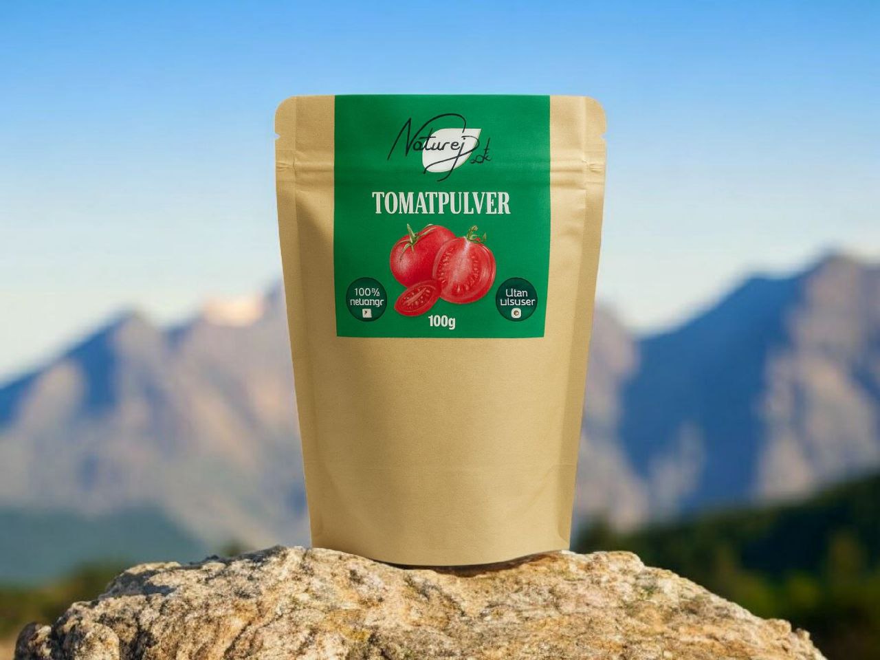 Tomatpulver – 100% naturligt