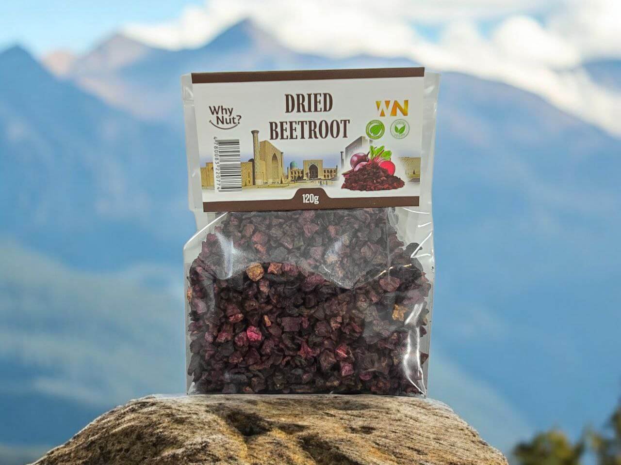 Dried beetroot product by Nature Pick Market, Torkade Rödbetor, rich in vitamin C and antioxidants, perfect for healthy cooking and sauces.