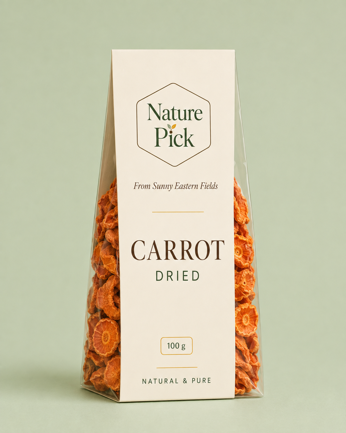 Torkade morötter 100 g – Nature Pick