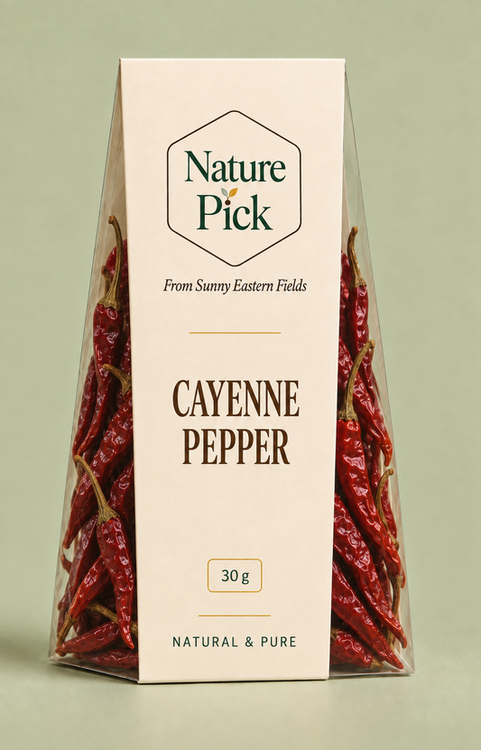 Whole cayenne peppers