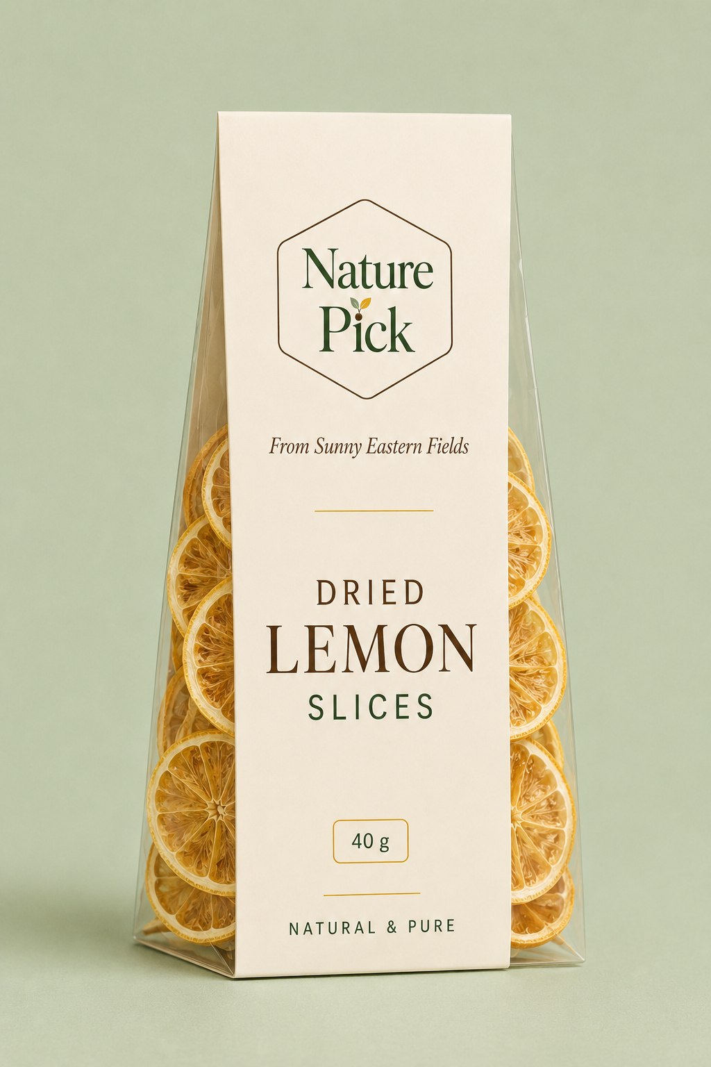 Torkade citronskivor 40 g – Nature Pick