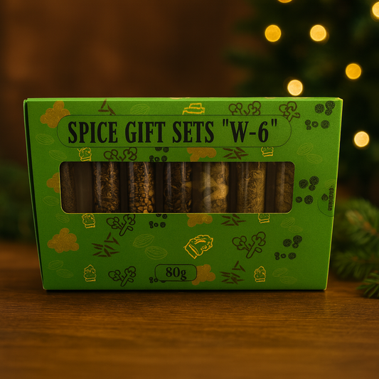 🎁 Spice Gift Set G-6 – Premium Gåvoset med hela kryddor i tuber