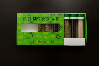 🎁 Spice Gift Set G-6 – Premium Gåvoset med hela kryddor i tuber
