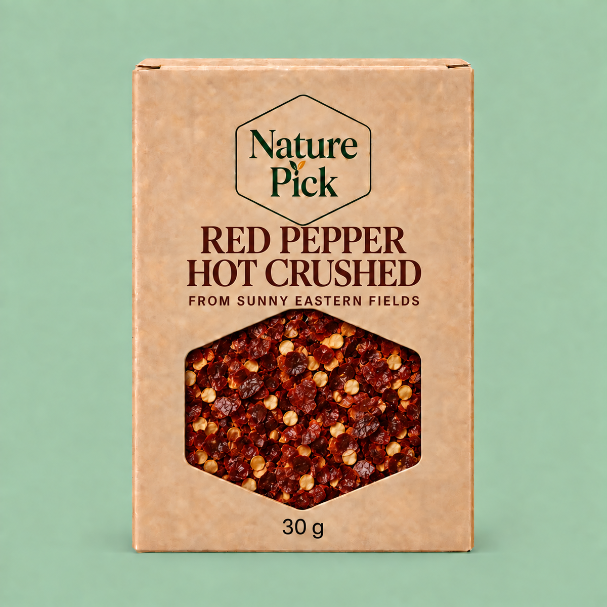 Krossade starka paprikaflingor 30 g – Nature Pick