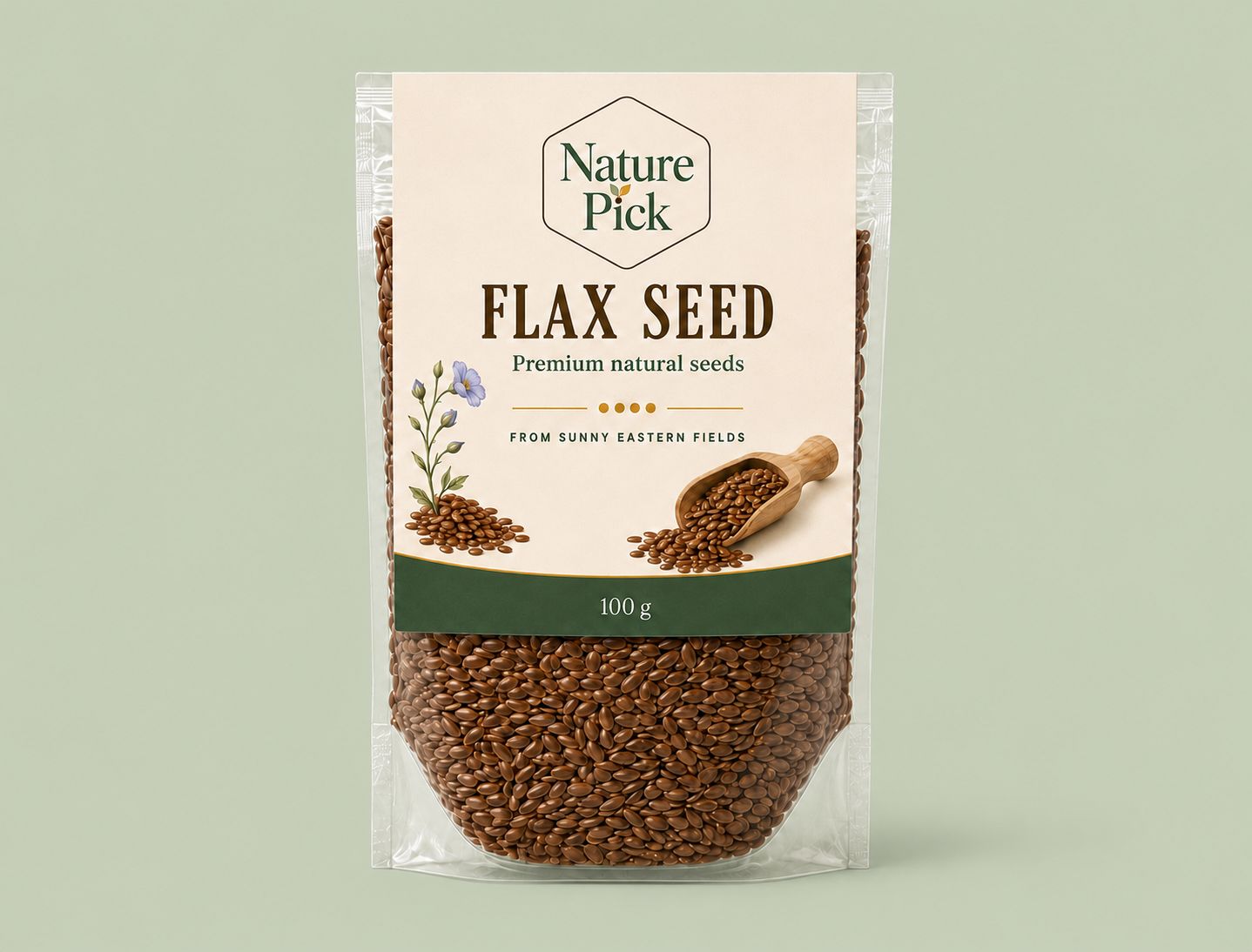 Whole flaxseeds