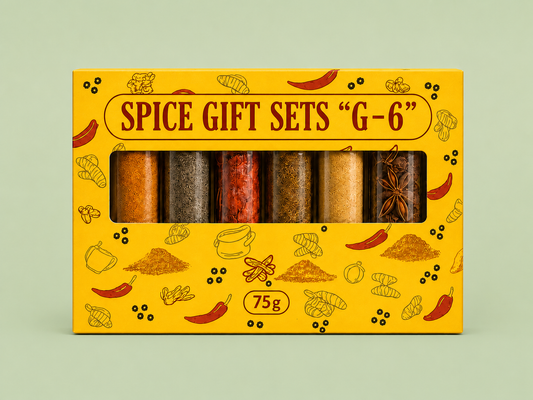 SPICE GIFT SET G-6 WITH GROUND SPICES