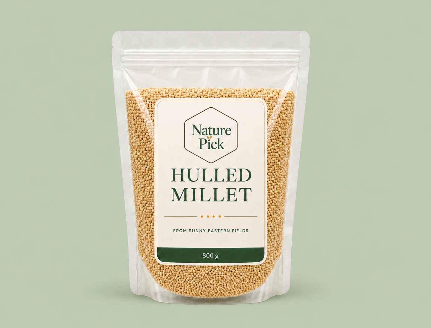 Peeled millet