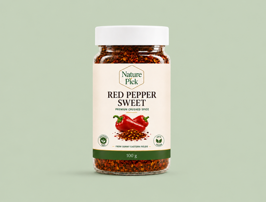 Crushed sweet pepper flakes
