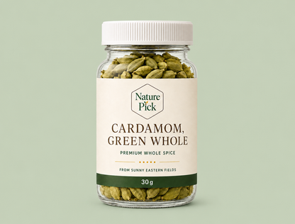 WHOLE GREEN CARDAMOM (ELETTARIA CARDAMOMUM)