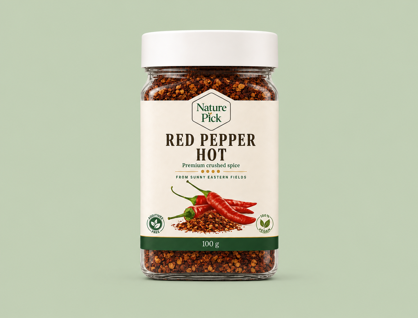 Crushed hot pepper flakes