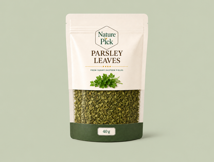 Dried parsley leaves