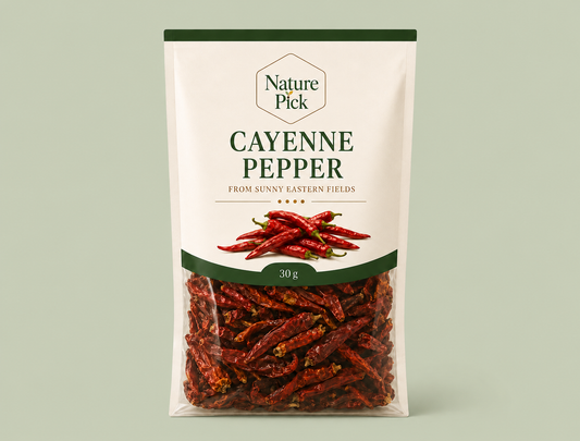 Whole cayenne peppers