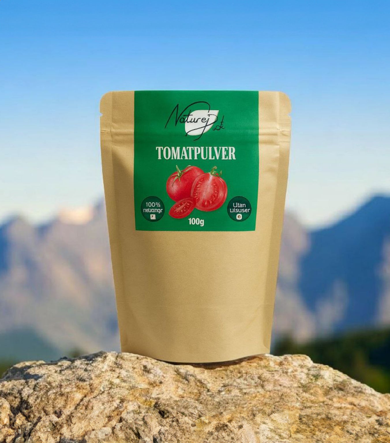Tomatpulver – 100% naturligt